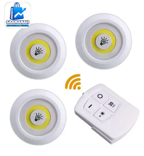 Led Light With Remote Control Set 3