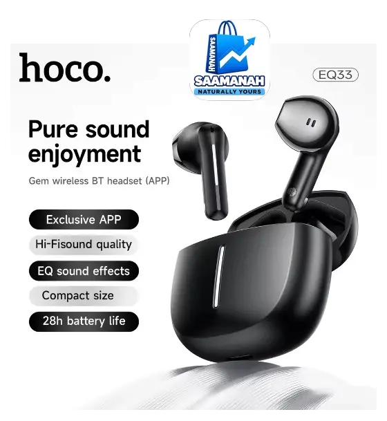 HOCO EQ33 TWS Earbuds App Control Bluetooth 5.4