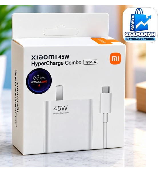 Xiaomi 45W HyperCharge ComboCharger Adapter with type-C cable