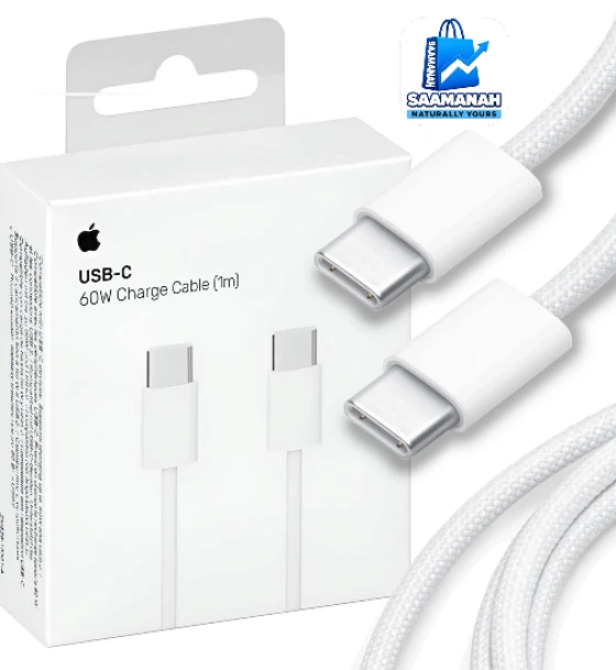 Iphone USB C Type C To C 60W 2  Apple Type-C to Type-C PD Charging Cable 1m White